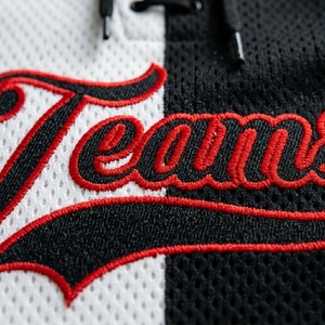 Camiseta de Hockey sobre Hielo Sublimada al por Mayor, Transpirable, de Malla, Manga Tres Cuartos, Cuello en V, con Impresión del Nombre del Equipo, Corte Regular para Adultos - Product Image 6
