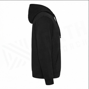 Sudadera con Capucha North Approach para Hombre, Informal, de Forro Polar, Negra, con Bolsillo Delantero, Corte Regular, para Otoño - Product Image 3