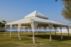 Carpa de Lujo para Bodas Maharaja, Eventos de Verano, Carpa Exterior Resistente al Viento, Hecha a Mano con Lona Premium de PVC - Product Image 4