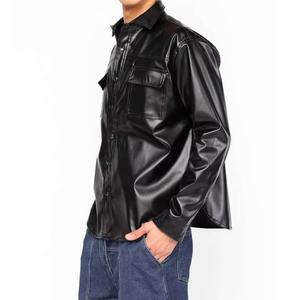 Chemise à manches longues en mélange de coton pour homme, chemise habillée formelle à boutons pour homme, chemise de travail respirante à manches longues pour homme - Product Image 2