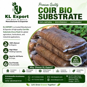 Bloque de Turba de Coco KL Export Coir Bio Substrato, Sustrato Natural para Cultivo de Plantas, Alta Retención de Agua, Ecológico y Biodegradable - Product Image 1