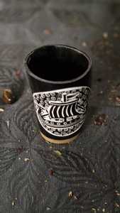 Vaso Decorativo de Cuerno Natural de Búfalo, Hecho a Mano, Estilo Rústico, para Comidas de Lujo, Decoración del Hogar y Regalos Corporativos - Product Image 2