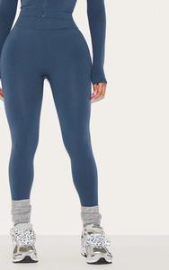 Leggings de Yoga de Cintura Alta con Efecto Levanta Glúteos, Fabricante ODM, Control de Abdomen, para Gimnasio y Fitness, para Mujer, Venta al Por Mayor Personalizada - Product Image 3