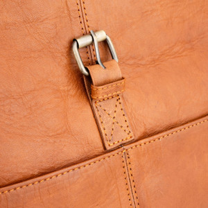 Mochila de Cuero Personalizada, Moderna, Vintage, Ligera, Impermeable, Portátil, Duradera, con Cierre, Suave, para Uso Diario y al Aire Libre, Plegable - Product Image 6