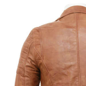 Chaqueta de Cuero y Lona para Motociclistas, Estilo Personalizado de Alta Calidad, a la Moda, Fabricada en Pakistán, Impermeable y Resistente al Viento - Product Image 4