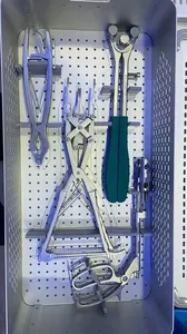 Ensemble complet d'extracteurs lombaires Koros Blackbelt, instruments en acier inoxydable de qualité supérieure, pour chirurgie de la colonne vertébrale, alimentation manuelle - Product Image 5