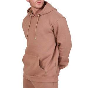 Plain Dyed Premium Design Men's Fleece Pullover Hoodie Custom Plus Size Regular Fit Drop Shoulder Printed Eco-Friendly High - Product Image 4