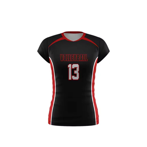 Maillot de volley-ball professionnel pour hommes et femmes, imprimé, personnalisable, coutures durables, polyester respirant, séchage rapide - Product Image 5