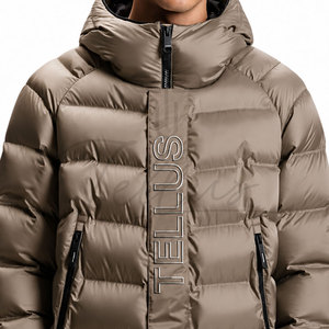 Chaqueta Acolchada para Hombre con Logotipo y Color Personalizados, Chaqueta de Plumón con Relleno de Burbujas, Material de Alta Calidad, Chaquetas de Burbujas para Hombre - Product Image 4
