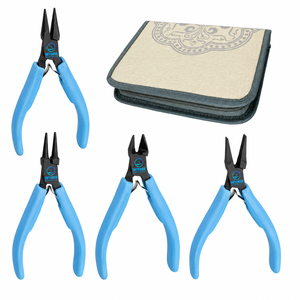 Professional Jewelry Making <b>Pliers</b> <b>Set</b> Round Nose Chain Nose Flat Nose End Cutting <b>Pliers</b> with Storage Case - Product Image 1