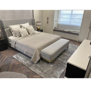 Alfombra Elegante Hecha a Mano, Alfombra de Lana Roja Suave y Duradera, Perfecta para Sala de Estar, Dormitorio, Decoración del Hogar - Product Image 1