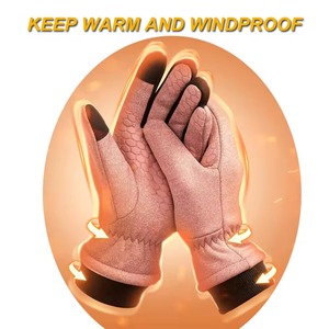 Guantes de Esquí Unisex de Dedo Completo, Color Rosa, Poliuretano Antideslizante, para Actividades al Aire Libre en Invierno - Product Image 6