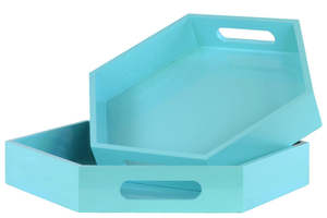 Bandeja de Servir Moderna de Aluminio Dorado, Diseño Ondulado, Color y Logotipo Personalizables, para Hogar, Restaurante y Hotel - Product Image 2