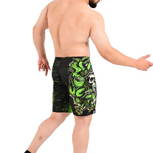 กางเกงมวยไทยขายดี ผลิตจากโพลีเอสเตอร์/อีลาสเทน ออกแบบเองได้ พร้อมปักลายตามต้องการ - Product Image 2