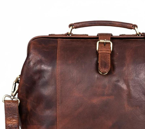 High Quality <b>Leather</b> Duffle <b>Bag</b> Thick Cowhide Genuine <b>Leather</b> <b>Travel</b> <b>Bag</b> Custom Design <b>Leather</b> Duffle <b>Bag</b> For Weekender Luggage - Product Image 6