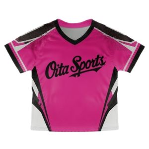 Unisex Pink Black Sublimated Lacrosse Uniform <b>Set</b> Lightweight Polyester Reversible Team Sports Wear Training Apparel - Product Image 3