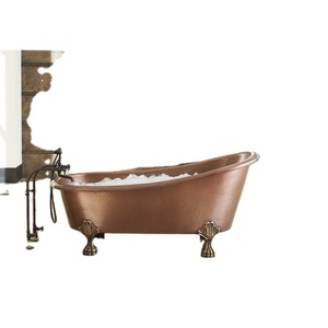 อ่างอาบน้ำทำจากทองแดงแบบสี่ขาอ่างอาบน้ำทำด้วยมือดีไซน์ใหม่ผลิตในอินเดียโดยตรง - Product Image 1