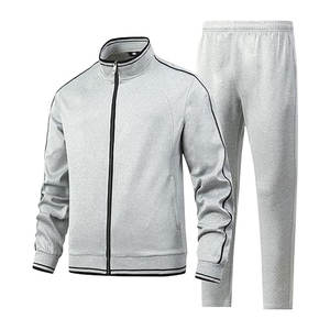 Mens 2 Pieces Athletic Tracksuit Full-Zip <b>Workout</b> Sweatsuit with Active <b>Jackets</b> and Pants Comfortable Lightweight Breathable Gym - Product Image 1