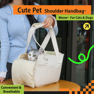 Bolsa de Transporte Portátil para Mascotas, Perros Pequeños y Gatos, Bolso de Viaje Transpirable con Correa de Seguridad, Alfombra Suave y Bolsillos de Almacenamiento - Product Image 3