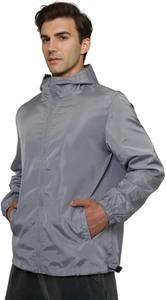 เสื้อแจ็คเก็ตกันลมไนลอนแบบใหม่สำหรับผู้ชาย ระบายอากาศได้ดี ไซส์ใหญ่พิเศษ แจ็คเก็ตโค้ช ไซส์ XS สีพื้น ย้อมสีธรรมดา รุ่น 2026 winbreak - Product Image 2
