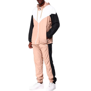 Ensemble de survêtement coupe-vent léger unisexe personnalisé, respirant, résistant au vent, vêtements de sport, vêtements actifs avec logo OEM - Product Image 1