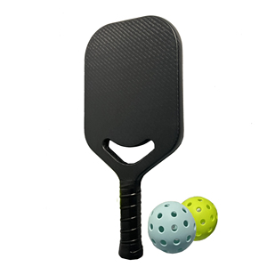 Raquette de pickleball puissante pour l'intérieur, personnalisable, de qualité supérieure, surface en fibre de carbone, noyau en nid d'abeille, poignée antidérapante confortable, sensation d'équilibre - Product Image 3