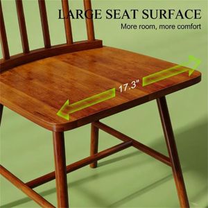 Set di Quattro Sedie da Pranzo Marrone Chiaro, Poltrona da Cucina con Seduta in Legno per Casa o Ufficio - Product Image 3