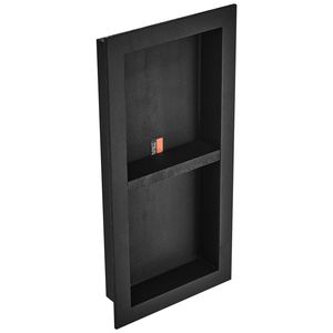 Estantes de Baño de 16 x 32 Pulgadas, Organizador para Nicho de Ducha con Doble Estante y Esquinas Cuadradas, Protección Sellada Empotrada - Product Image 4