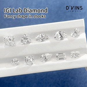 Diamantes Sueltos Cultivados en Laboratorio D'vins Jewels, 1ct~5ct, Color D, Corte Elegante en Forma de Pera, Origen Surat - Product Image 2