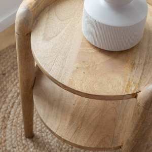 Mesa de Noche Vandana Vista Neo de Madera de Mango - Mesa de Noche - - Product Image 3