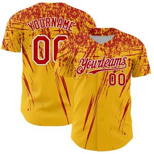 Maillot de baseball unisexe à col en V et manches courtes, 100 % coton biologique, imprimé sérigraphié sur mesure, entièrement boutonné, antibactérien sur le devant, pour équipe - Product Image 1