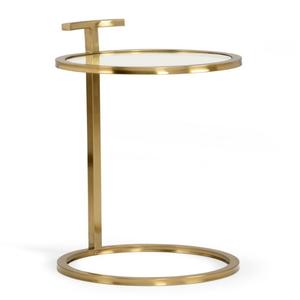 Mesa de Centro Redonda Decorativa para Sala de Estar Moderna, Mesa de Café de Metal de Lujo para Decoración del Hogar - Product Image 1