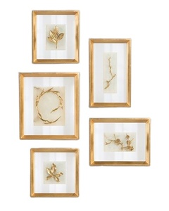 Lo último abstracto madre de perla caja de sombra arte de pared escultura decorativa sala de estar dormitorio Oficina decoración de pared única obra de arte - Product Image 5