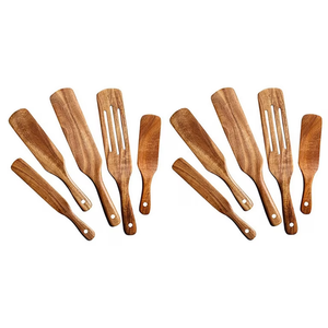 Solid Flat Design Wooden <b>Spurtle</b> Cooking Spoon use for Baking Frying etc Latest Kitchenware Item - Product Image 3