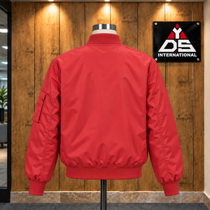 <b>Women</b> Bomber Jacket Lightweight <b>Windbreaker</b> Casual Outerwear Ribbed Bottom Long Sleeves Side Pockets Casual Fit - Product Image 2