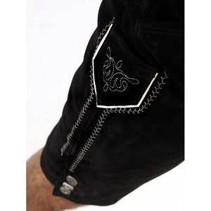 Lederhosen traditionnels bavarois pour hommes de qualité supérieure, design élégant et moderne, décoration brodée, cuir de haute qualité, shorts Lederhosen - Product Image 4