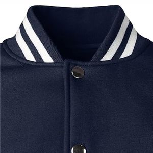 Chaqueta Varsity de Lona para Hombre con Cuello Alto, Precio Razonable, Última Moda, Calidad Premium, Chaqueta de Invierno, Diseños Únicos de Tendencia - Product Image 4