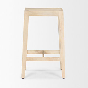 Competitive Price Rustic Water Resistant Rubber Wood Bar <b>Stool</b> | Durable Eco-Friendly for Hotel Apartment Villa Use Vietnam - Product Image 2