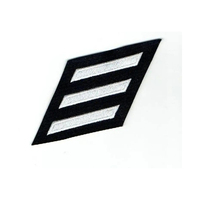 Patch tactique en chevron pour uniforme, vêtement, broderie personnalisée, transfert thermique, chevron