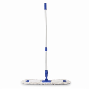 Factory Wholesale Heavy-Duty Highly Durable Cotton <b>Cleaning</b> <b>Mop</b> with Aluminum Pole Extendable Handle Self-Wringing Plate Tipping - Product Image 3