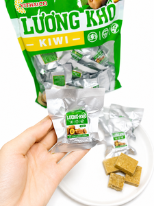Biscuits compressés OEM ODM 350g saveur kiwi pour le petit-déjeuner, goût fruité unique, faible teneur en sucre, favorise la gestion du poids, vente en gros usine - Product Image 2