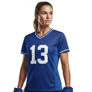 Camisetas de Lacrosse de Malla de Alto Rendimiento para Mujer, Camiseta de Lacrosse de Malla de Secado Rápido para Mujer, Sublimación, Camiseta de Lacrosse 100% Poliéster - Product Image 1