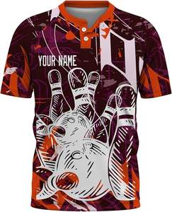 Camisetas de Billar y Snooker Personalizadas al por Mayor para Hombre, Sublimadas, con Estampado de Equipos, Tallas Grandes, Transpirables y de Secado Rápido - Product Image 5