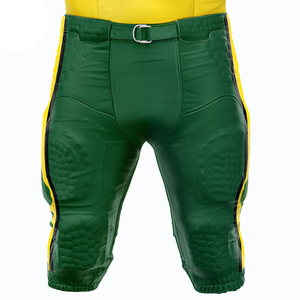 Uniforme de football américain personnalisé pour hommes, col en V, manches courtes, 100% polyester, imprimé léopard sublimé, coupe ajustée, en vente - Product Image 3