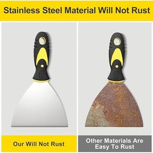 Paint <b>Scraper</b> Spackle <b>Knife</b> Set for Putty Work - Product Image 2