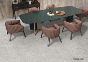 Carreaux de porcelaine sculptés de qualité export, format 600x1200, grand format luxe pour intérieurs résidentiels et commerciaux haut de gamme - Product Image 5