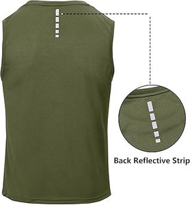 Débardeurs Homme Personnalisés à Col Rond Respirants Coupe Musclée Unie 100% Coton pour Entraînement et Gym – Prix Usine - Product Image 4