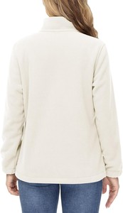 Veste en polaire pour femme, veste thermique d'extérieur de haute qualité, manteau en polaire doux, fournisseur de vêtements personnalisés - Product Image 4