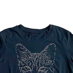 Washable super quick dry comfortable Women <b>Rhinestone</b> T-Shirt anti wrinkle best quality <b>top</b> trending new style Women <b>Rhinestone</b> - Product Image 5