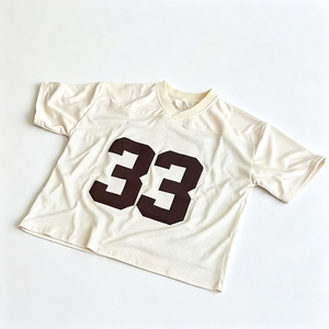 Maillots de football personnalisés style rétro amples en maille, écologiques, séchage rapide, respirants, collection été en gros - Product Image 4